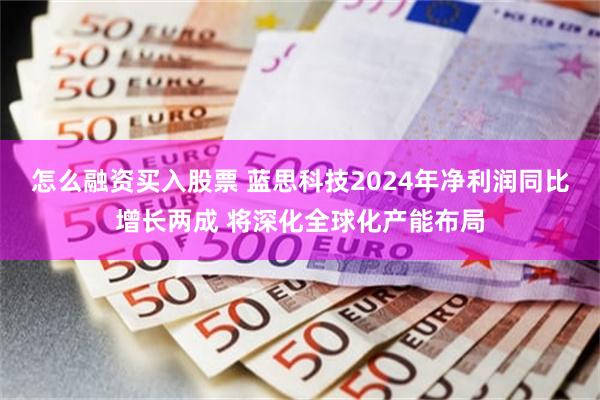 怎么融资买入股票 蓝思科技2024年净利润同比增长两成 将深化全球化产能布局
