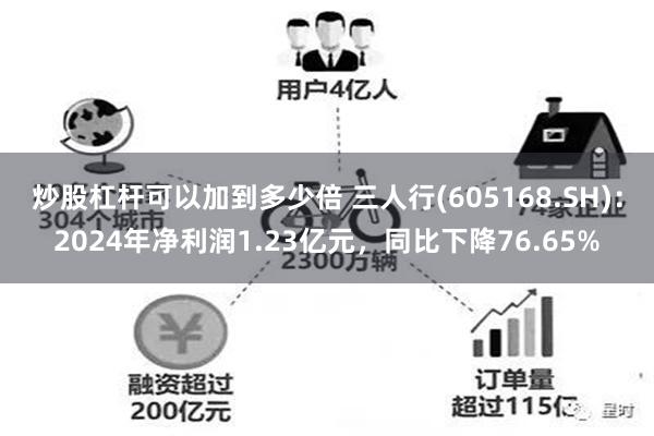 炒股杠杆可以加到多少倍 三人行(605168.SH)：2024年净利润1.23亿元，同比下降76.65%