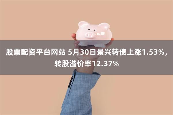 股票配资平台网站 5月30日景兴转债上涨1.53%，转股溢价率12.37%