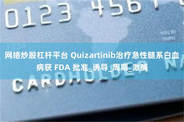网络炒股杠杆平台 Quizartinib治疗急性髓系白血病获 FDA 批准_诱导_周期_激酶