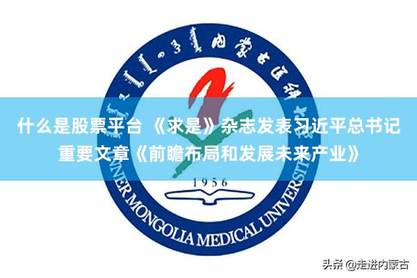 什么是股票平台 《求是》杂志发表习近平总书记重要文章《前瞻布局和发展未来产业》