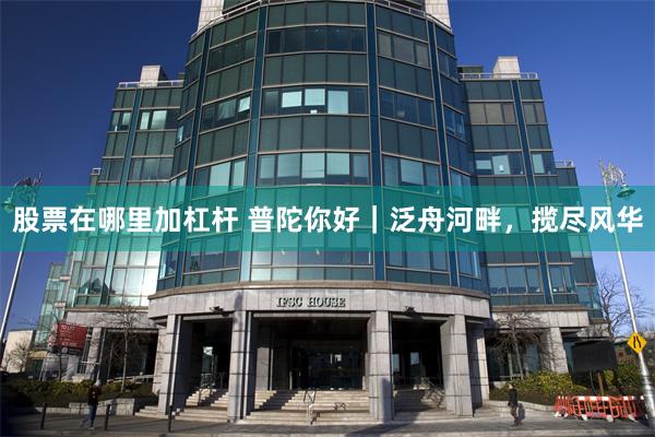 股票在哪里加杠杆 普陀你好｜泛舟河畔，揽尽风华