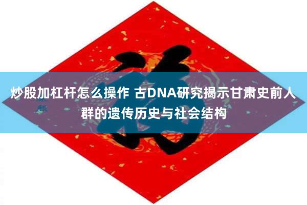 炒股加杠杆怎么操作 古DNA研究揭示甘肃史前人群的遗传历史与社会结构