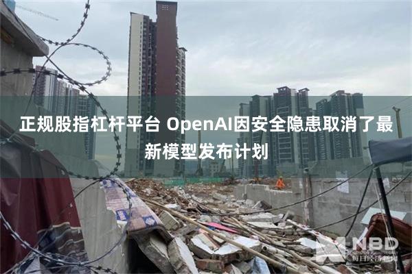 正规股指杠杆平台 OpenAI因安全隐患取消了最新模型发布计划